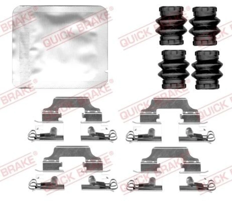 Image of QUICK BRAKE Brake pad fitting kit QUICK BRAKE 109-0158