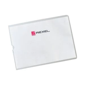 image of Rexel A5 Top Opening Card Holder Clear - 1 x Pack of 25 Card Holders