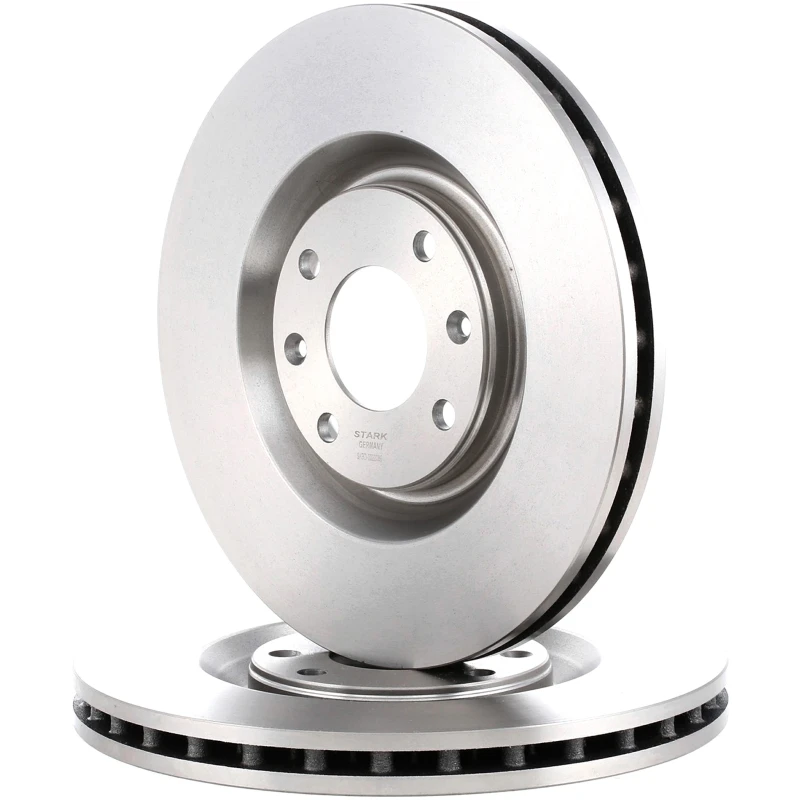 Image of STARK SKBD-0022086 Brake disc Front Axle, Vented, Cast Iron, Uncoated, Untreated, without bolts/screws Cast Iron Brake Disc (82)