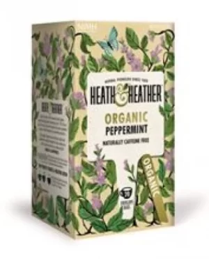 image of Heath And Heather Organic Peppermint Tea 20bag