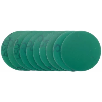 Image of Wet & Dry Sanding Discs with Hook and Loop, 50mm, 2000 Grit (Pack of 10) [02053] - Draper