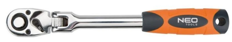 Image of NEO TOOLS 08-519 Reversible Ratchet Number of teeth (ratchet mechanism): 72, Square Drive Tang Size: 12.5 (1/2")mm (inch), Length: 285mm, Chrome Vanad