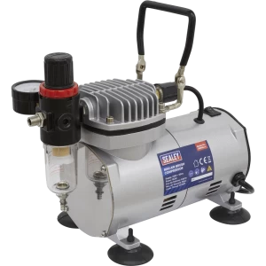 image of Sealey AB900 Mini Air Brush Compressor 240v