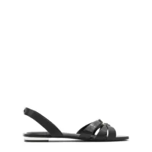 Image of Aldo Marassi Flat Sandals - Black