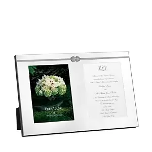 image of Vera Wang Wedgwood Infinity Double Invitation Frame