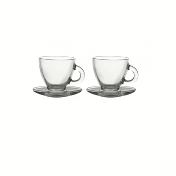 image of Rayware Entertain Cappuccino Cup & Saucer Set of 2