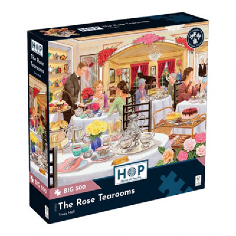 Image of The House of Puzzles The Rose Tearooms Big 500 Jigsaw Puzzle