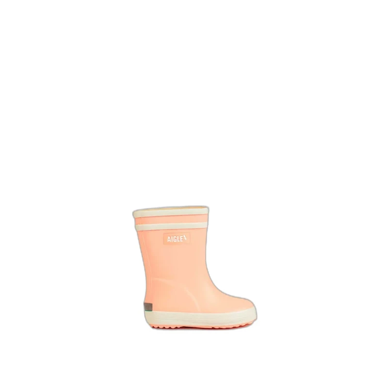 Image of Aigle Baby rain boots Aigle Baby Flac 2 Orange Unisex 19
