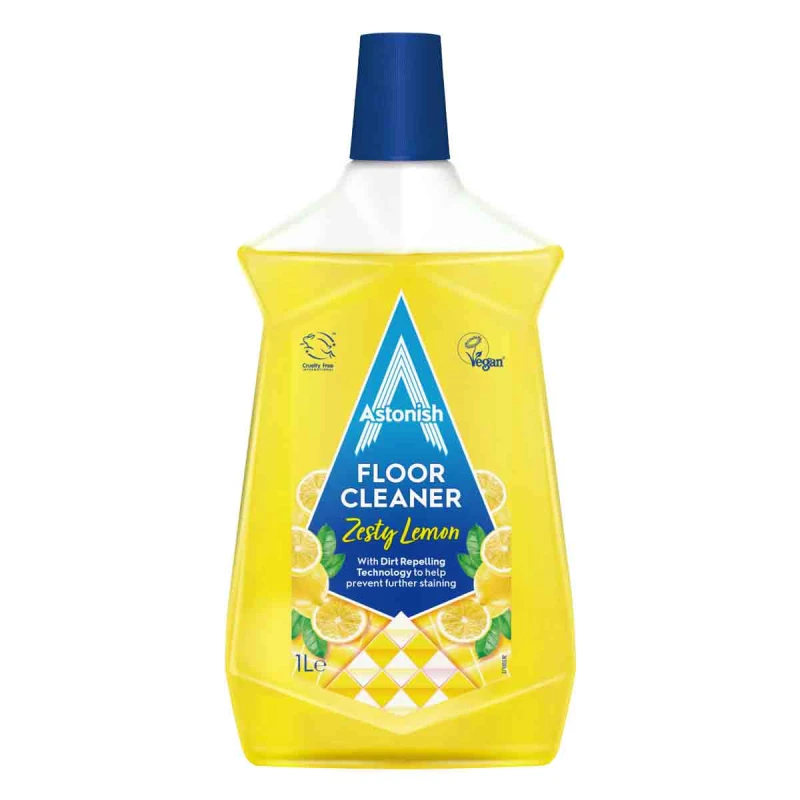 Image of Astonish Floor Cleaner 1 Litre Bottle Zesty Lemon