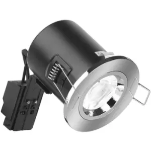 Image of Aurora Enlite Fixed Fire Rated IP20 Non-Integrated Downlight Satin Nickel- EN-FD101SN