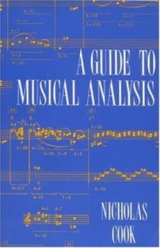Image of A Guide to Musical Analysis by Nicholas Cook Paperback