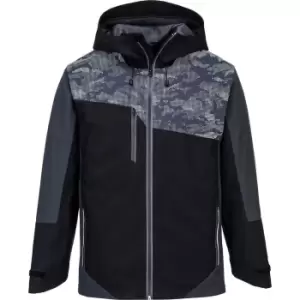 Image of Portwest S601 X3 Reflective Jacket Black / Grey 3XL