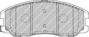 Image of Ferodo FDB1934 Brake Pad Set Front Axle Premier Car