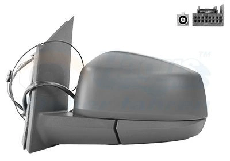 Image of VAN WEZEL Wing mirror VAN WEZEL 5707815