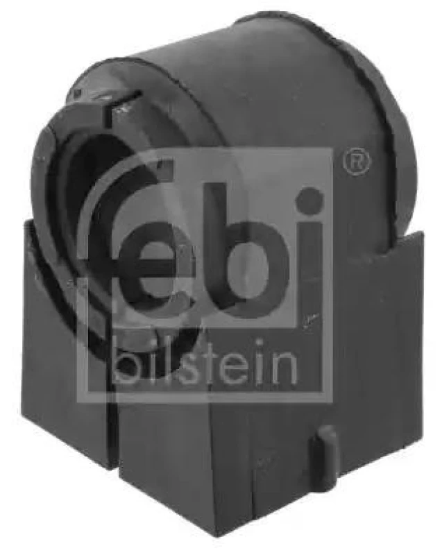 Image of FEBI BILSTEIN 100975 Stabilizer Bushes Front Axle, Rubber Rubber Anti-roll Bar Bush Kit (1334)