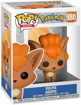 image of Pokemon Vulpix Vinyl Figure 580 Funko Pop! multicolor