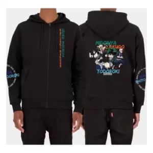 Image of My Hero Academia Hooded Sweater Izuku Midoriya Size L