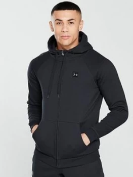 Image of Urban Armor Gear Rival Fleece Full Zip Hoodie Black Size 2XL Men