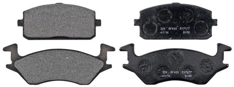 Image of A.B.S. 36596 Brake pad set without integrated wear sensor Brake Pad Set,disc brake (402)