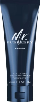 Image of Burberry Mr Burberry Indigo All-in-One Shaving Cream 75ml