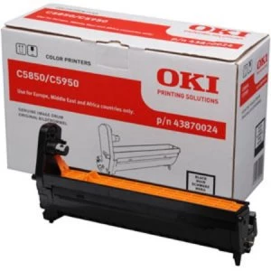 Image of OKI 43870024 Black Original Image Drum