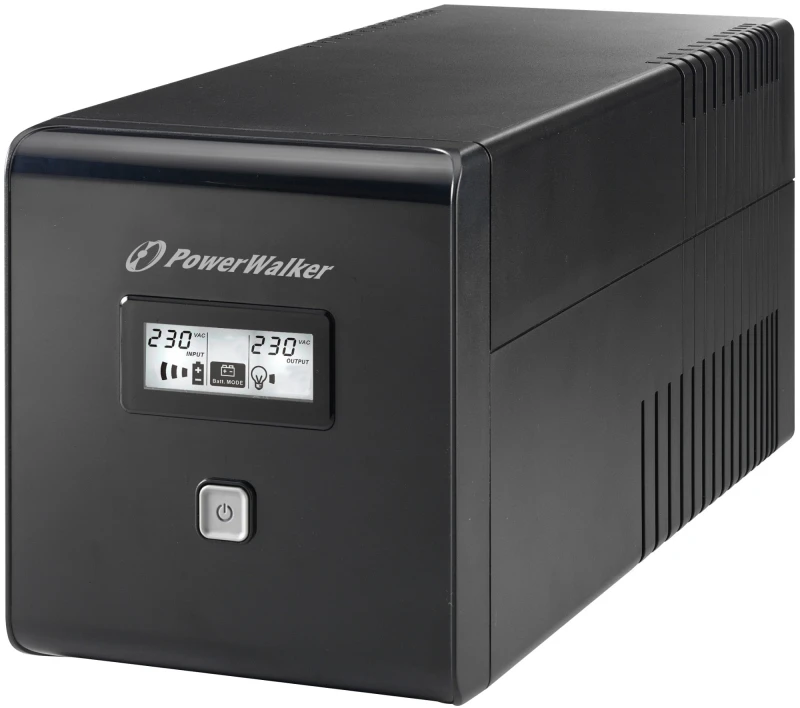 Image of PowerWalker VI 1000 LCD uninterruptible power supply (UPS) 1 kVA 600 W