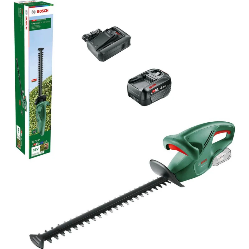 Image of Bosch EASYHEDGECUT 18V-52-13 P4A 18v Cordless Hedge Trimmer 520mm EASYHEDGECUT 18V-52-13 Batteries: 1 x 4ah Li-ion