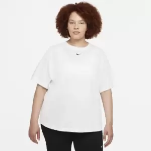 Image of Sportswear Embroidered Logo T-Shirt in Organic Cotton and Loose Fit