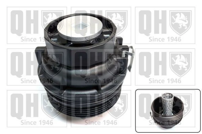 Image of QUINTON HAZELL Oil filter housing cap QUINTON HAZELL QOC1043