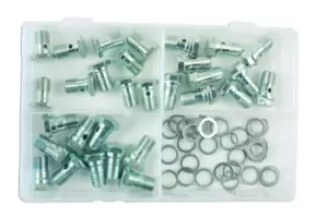 image of Connect 34158 Brake Hose Banjo Bolt M12 Set - 60 Pieces