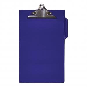 image of Office Clipboard PVC Finish Heavy Duty Foolscap Blue 536544