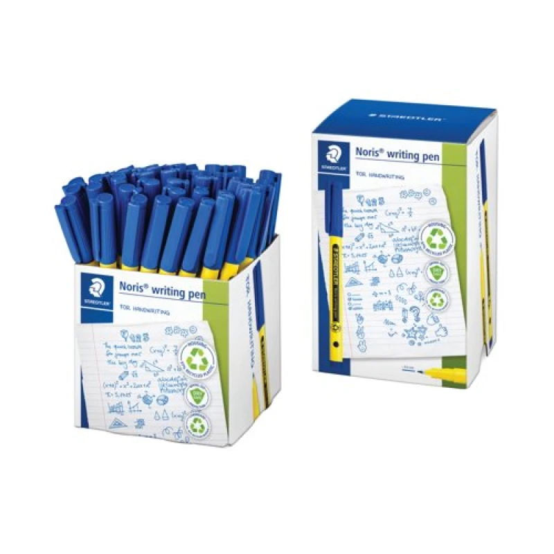 Image of Noris Handwriting Pen - Blue - Pack 50