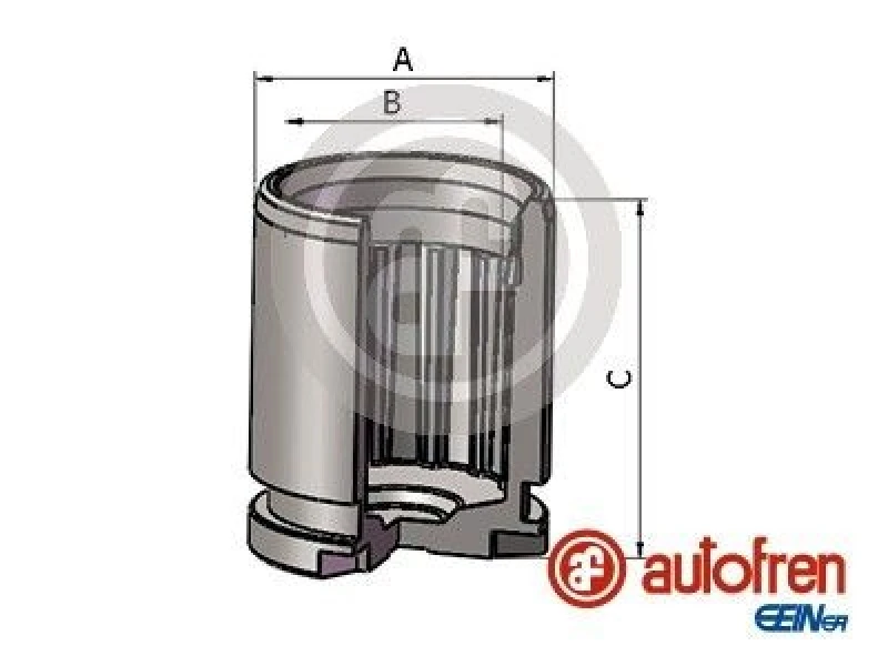 Image of AUTOFREN SEINSA Brake caliper piston AUTOFREN SEINSA D025804