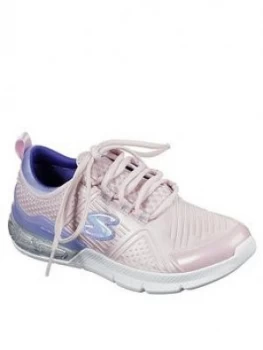 image of Skechers Girls Skech-air Sparkle Trainers - Light Pink, Size 2 Older