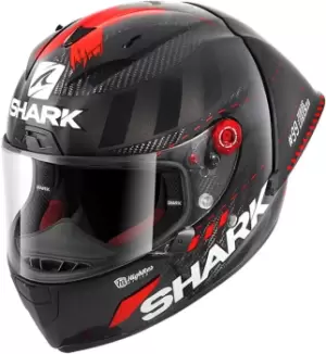 Image of Shark Race-R Pro GP Replica Lorenzo Winter Test 99 Helmet, black-red Size M black-red, Size M