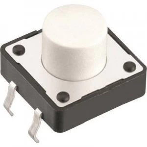 image of Wuerth Elektronik WS TSW 430456085736 Pushbutton 12 Vdc 0.05 A 1 x OffOn momentary