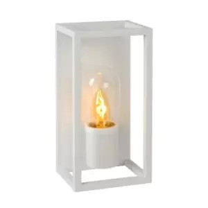 Image of Carlyn Modern Wall Light Bathroom - 1xE14 - IP54 - White