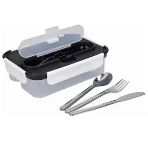Image of Thomas Plant Built Professional Lunch Box With Stainless Steel Cutlery, 1.05L