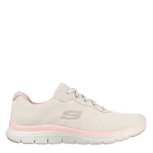 image of Skechers Flex Appeal 4 Free Move Womens Trainers - Beige