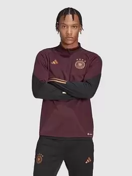 Image of adidas Germany 22/23 On Pitch Training Top, Red Size M Men