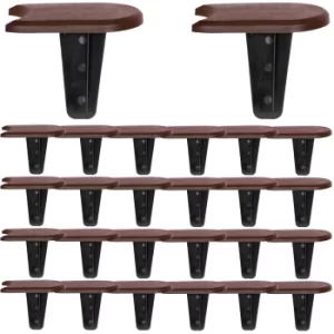 Image of Lawn Edge Bed Frame Set Brown Garden 3,8m