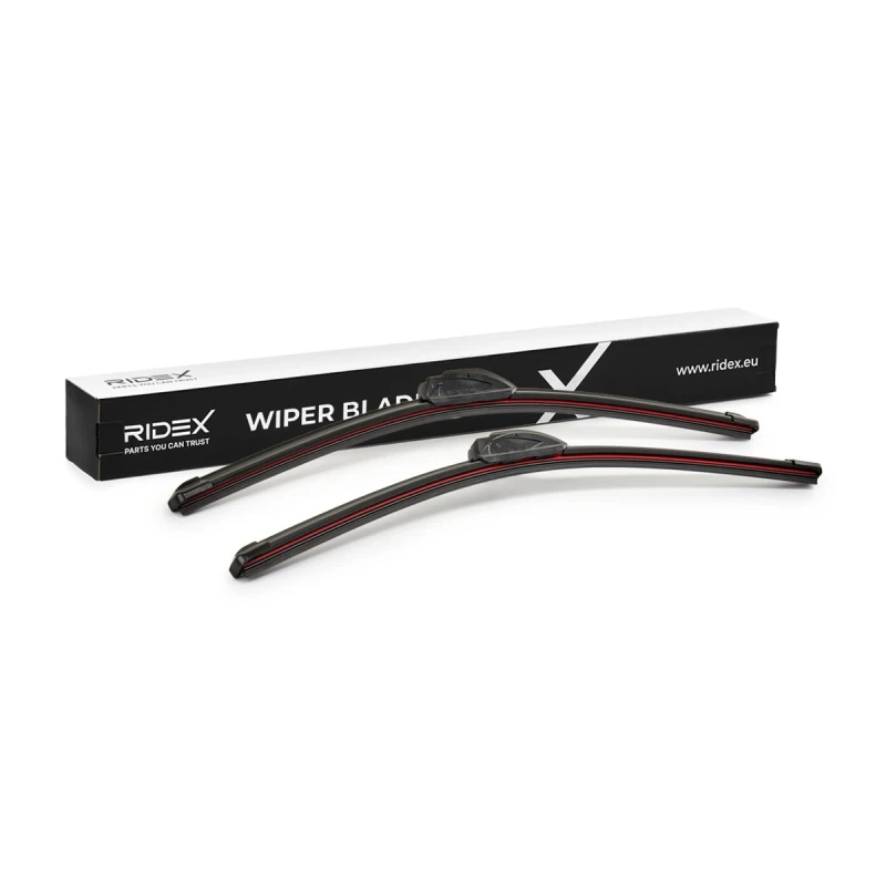 Image of RIDEX 298W17256 Wiper blade Front, 530mm, Beam Wiper Blade (298)