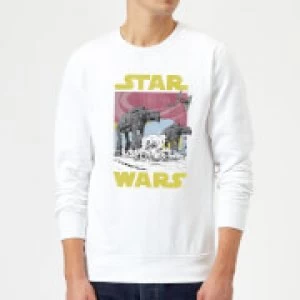 Image of Star Wars ATAT Sweatshirt - White - L