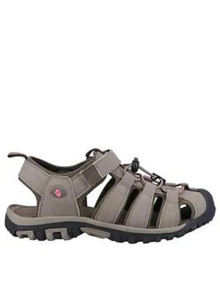 Image of Cotswold Brimpsfield Ladies Pu Sandal - Taupe Green VUSSD Male 3,4,5,6,7,8