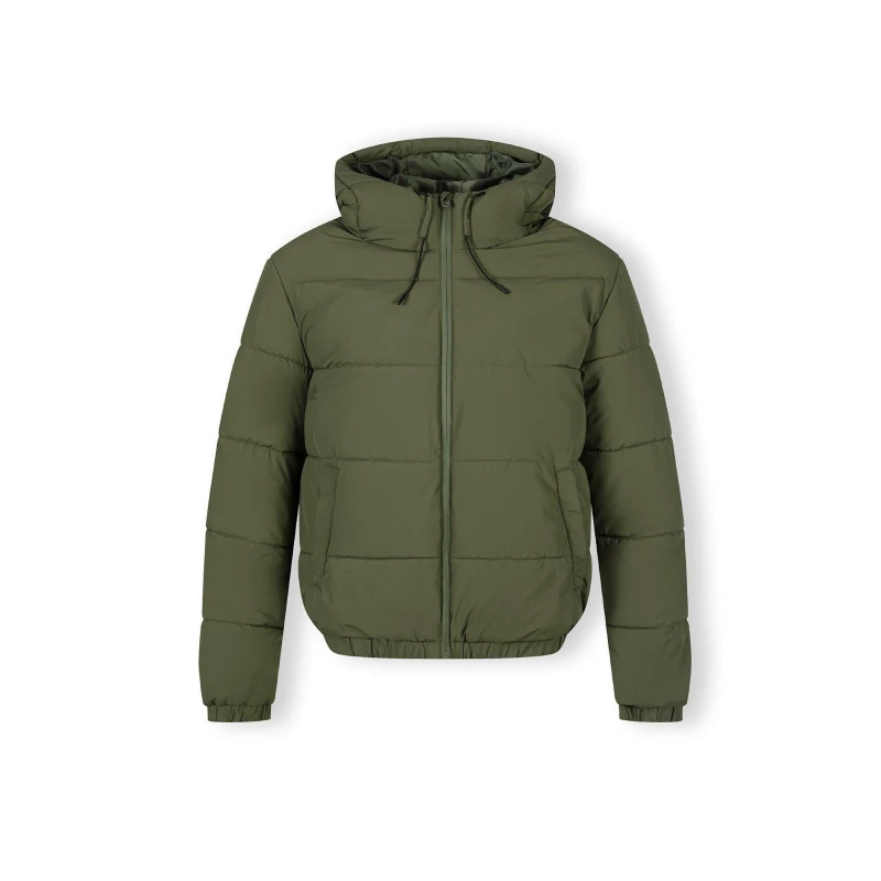 Image of Minoti Men ripstop jacket high collar adjustable hood khaki Khaki male X Small