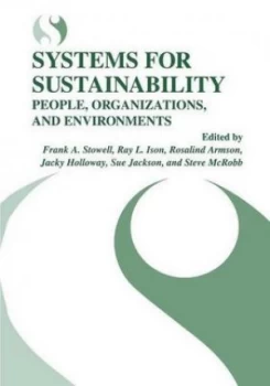 Image of Systems for Sustainability by Frank A. Stowell Hardback