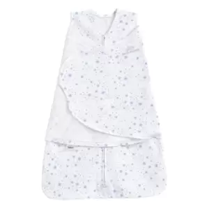 Image of Halo SleepSack 1.5 Tog 100% Cotton Midnight Moons Blue Swaddle, 0-3 Mths