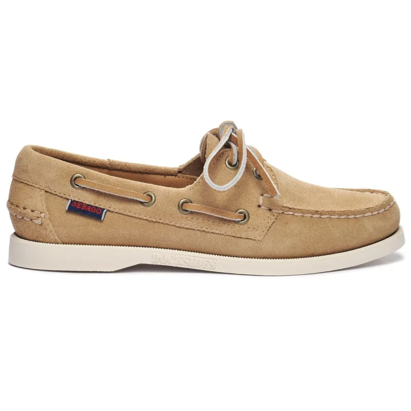 Image of Sebago Womens boat shoes Sebago Portland Flesh Out Beige Female 41