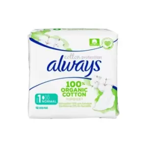 Always Cotton Normal Pads 12 pcs