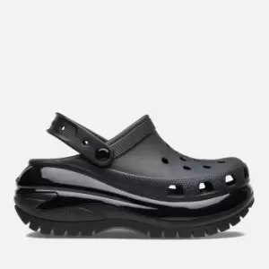 Image of Crocs Womens Classic Mega Crush Clogs - Black - M3/W4